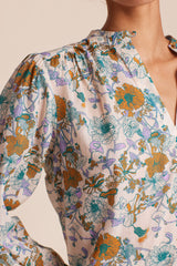 Bailey Blouse Violet Tendril