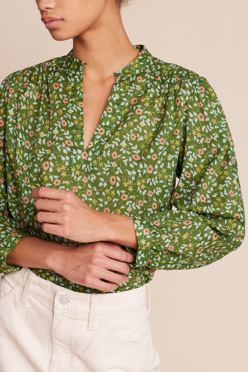Bailey Blouse Green Ivy