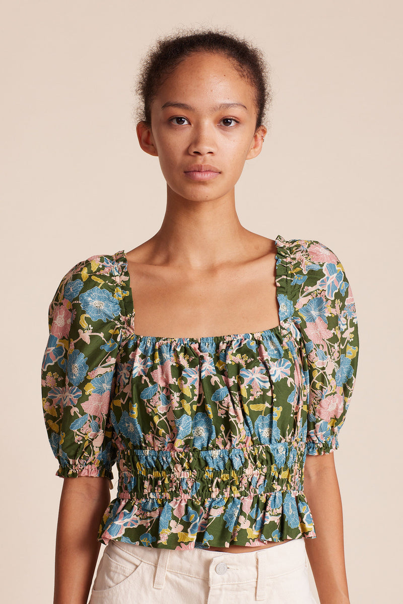 Drew Blouse Spring Tendril