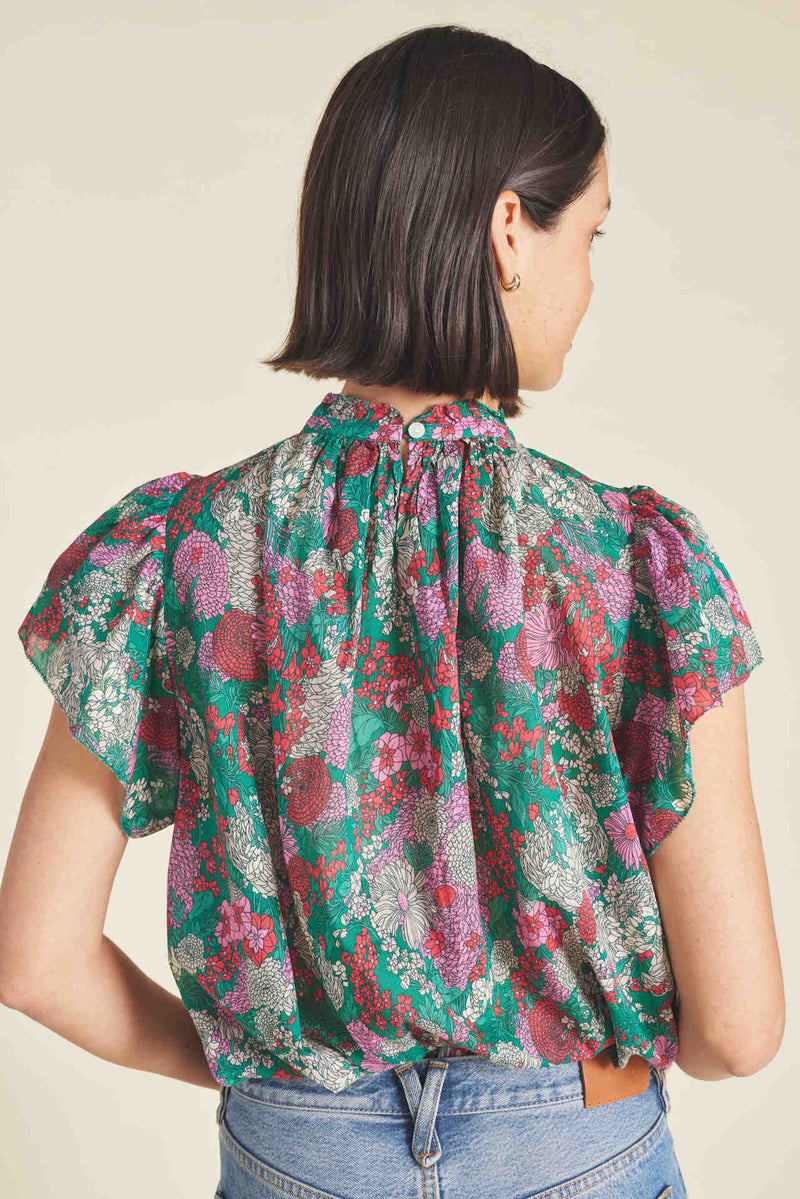Carla Blouse Nouveau Garden