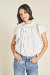 Carla Blouse Stitched Posy