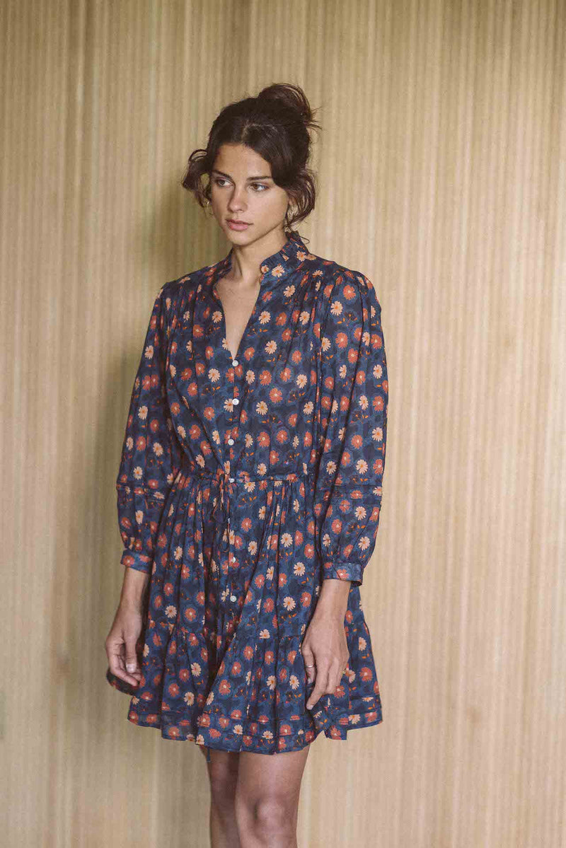 Yulia Shirtdress Blue Aster