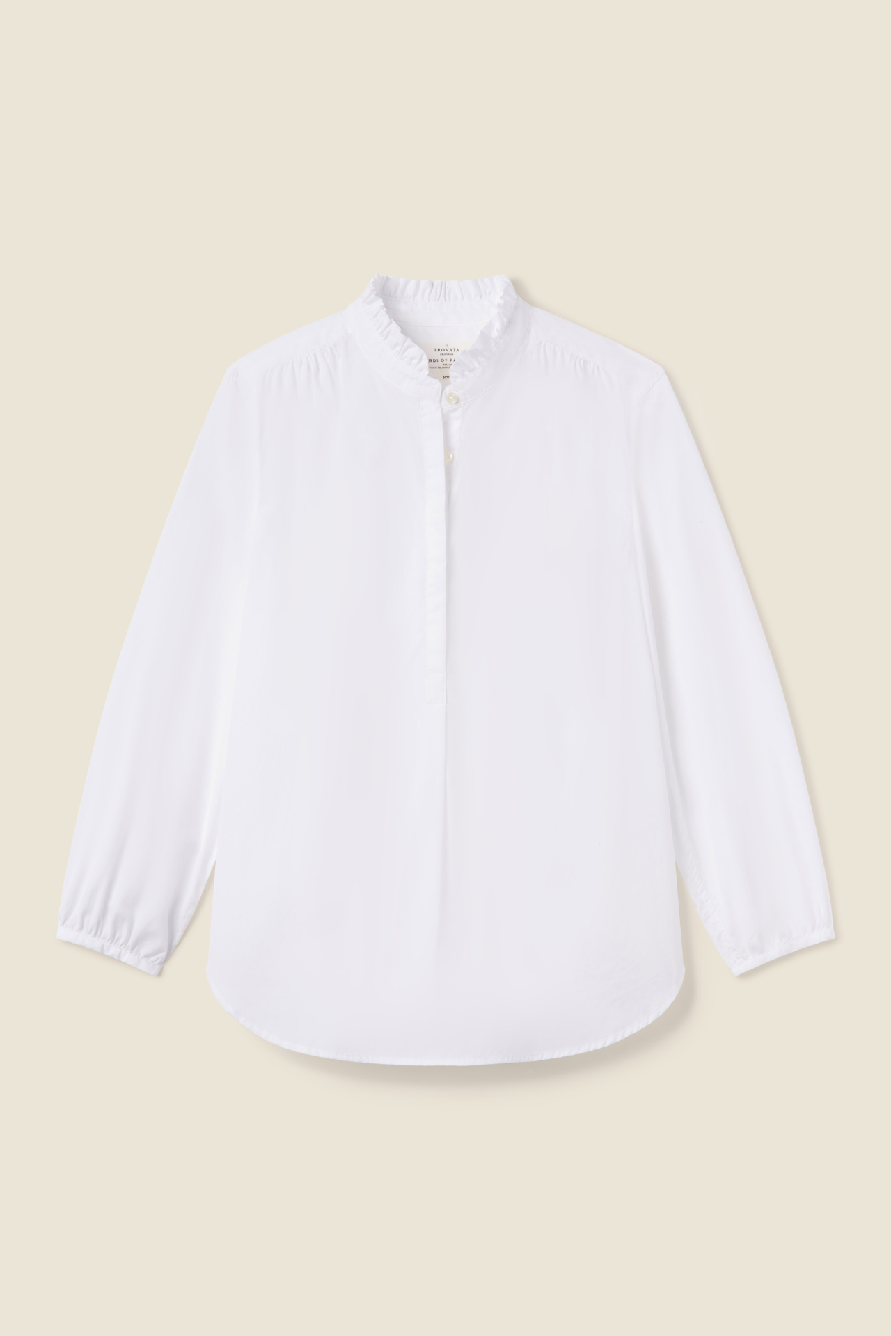 Sara "B" Henley Shirt Poplin