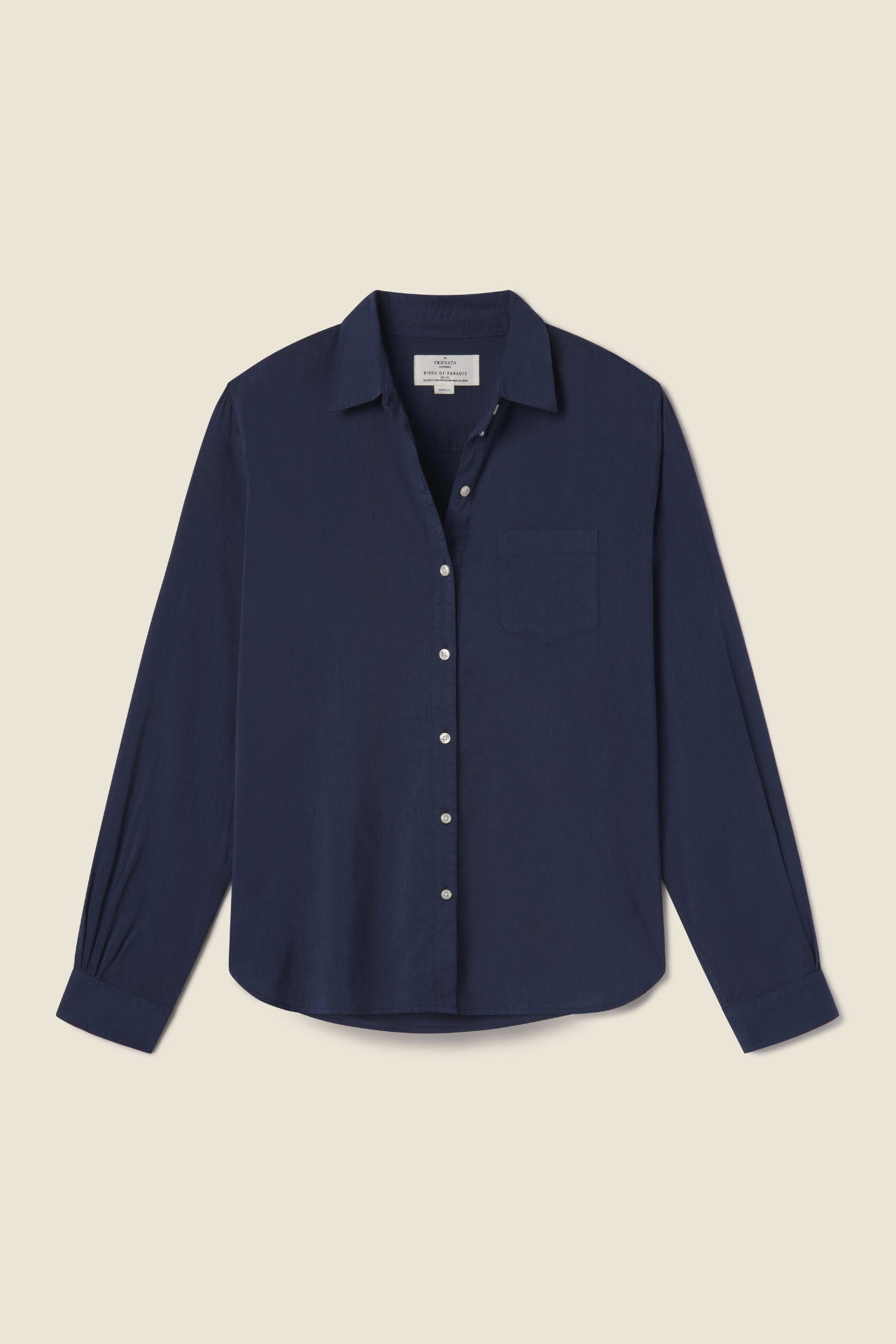 Grace Classic Shirt Navy