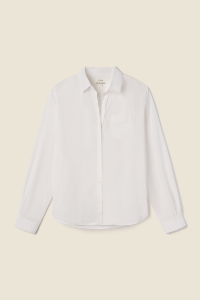 Grace Classic Shirt Antique White – TROVATA