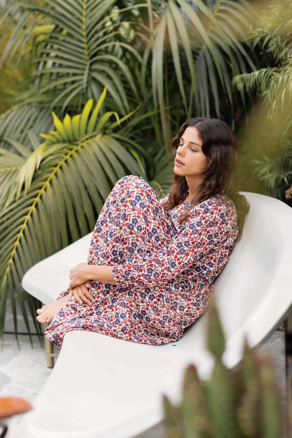 Ainsley "B" Dress Perennial Floral