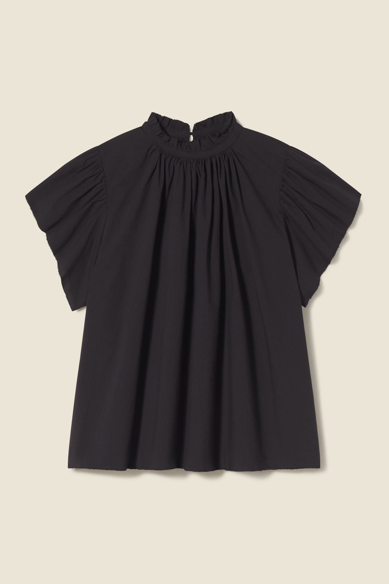 Carla Highneck Shirt Poplin