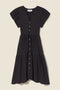 Kristi Dress Black Poplin
