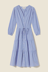 Ainsley "B" Dress Blue/White Stripe