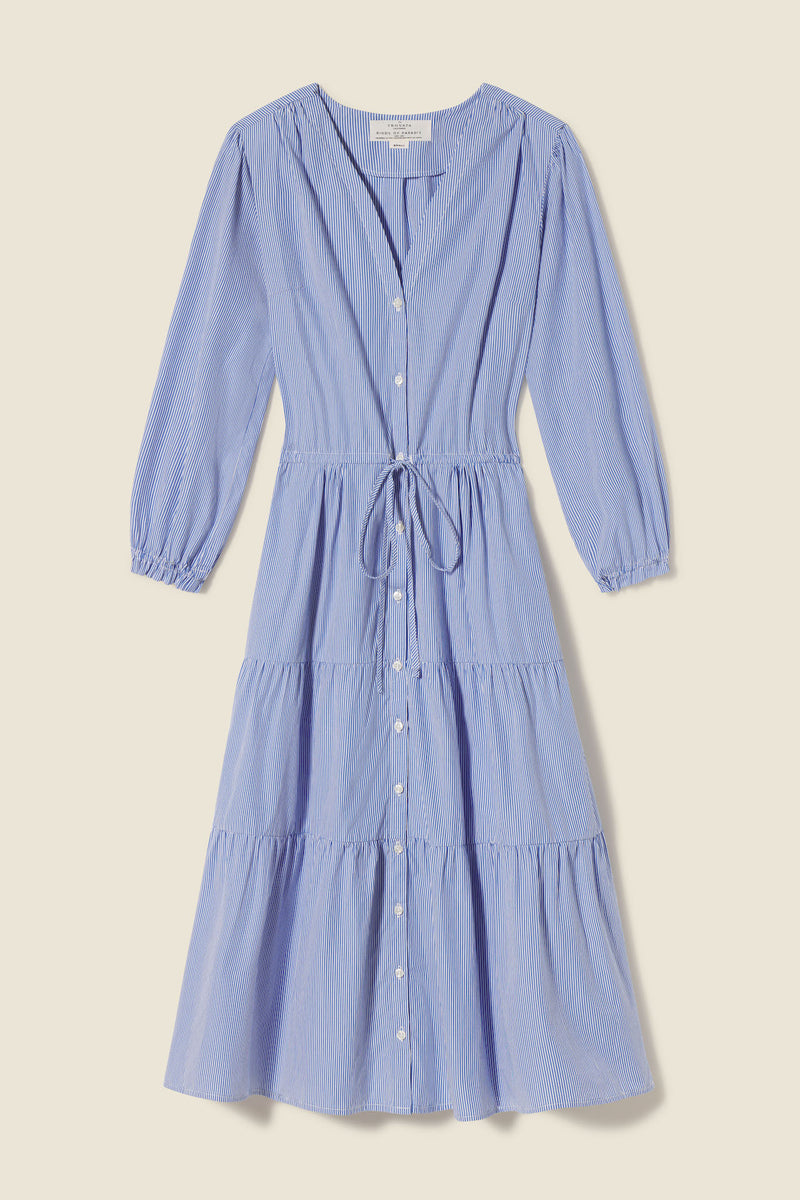 Ainsley "B" Dress Blue/White Stripe
