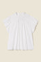 Carla Highneck Shirt White Poplin