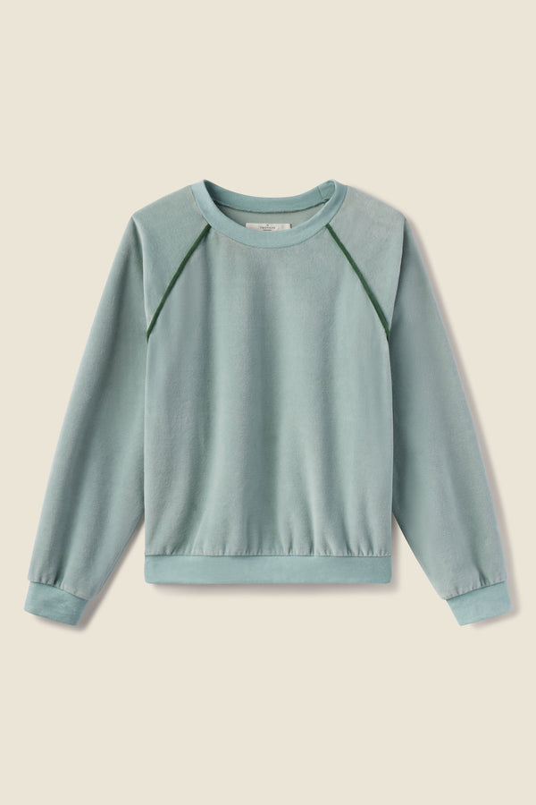 Hagen Pullover Surf Spray Velour