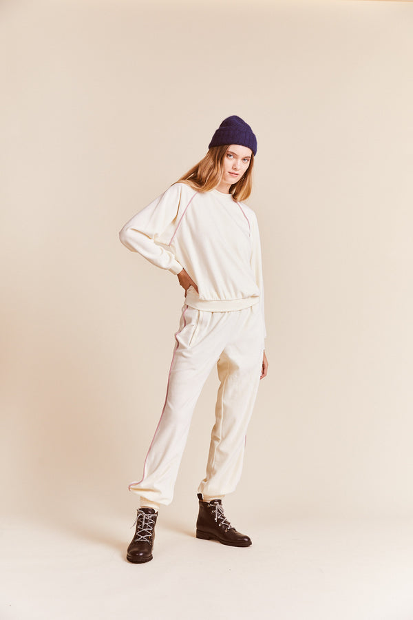 Dusty Pant Canvas Velour