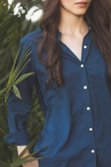 Grace Classic Shirt Navy