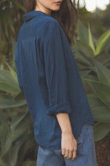 Grace Classic Shirt Navy