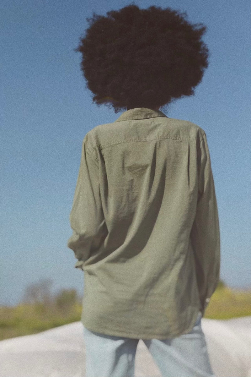 Grace Classic Shirt Olive
