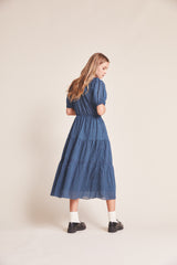 Brita Dress Mazarine Ditsy