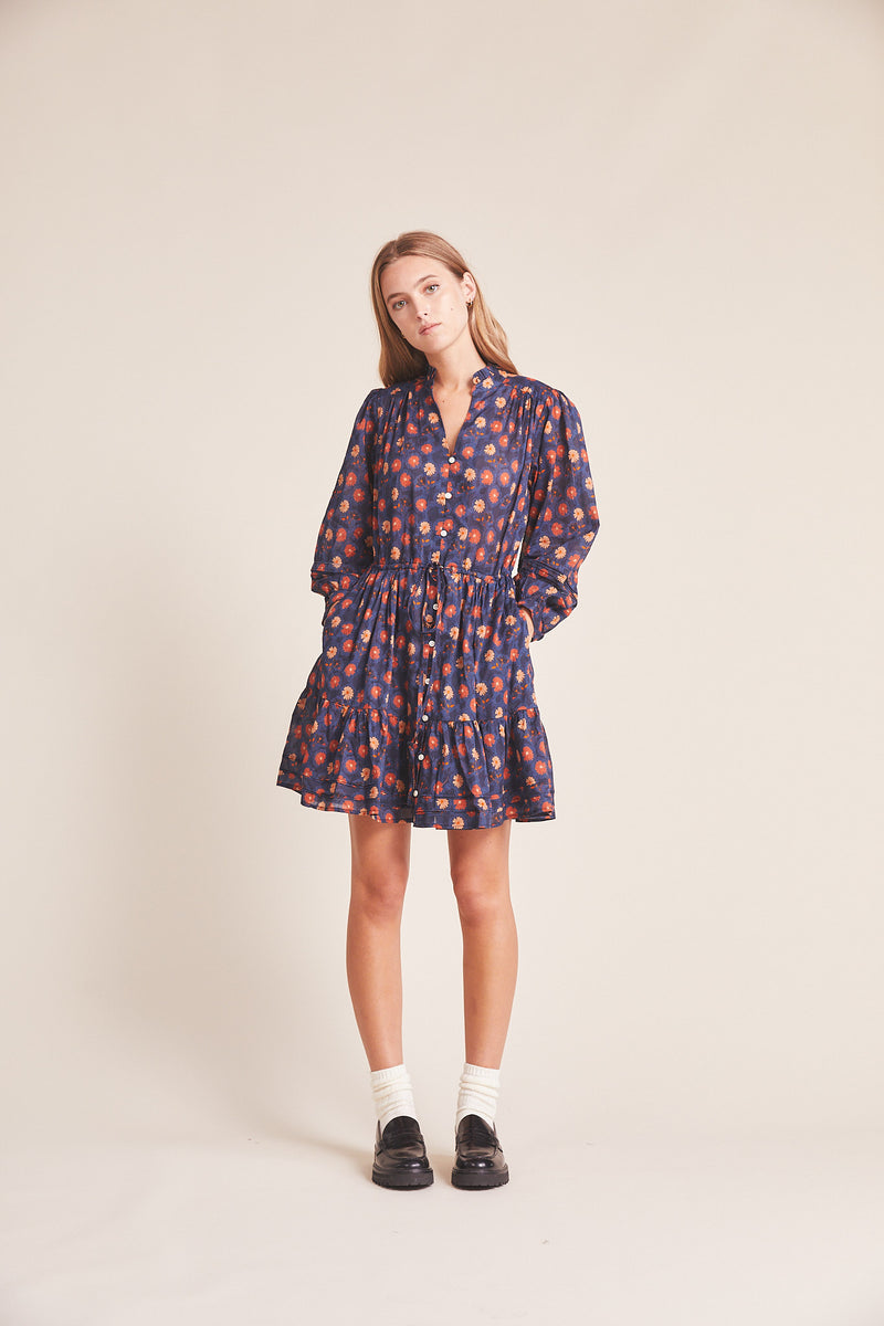 Yulia Shirtdress Blue Aster