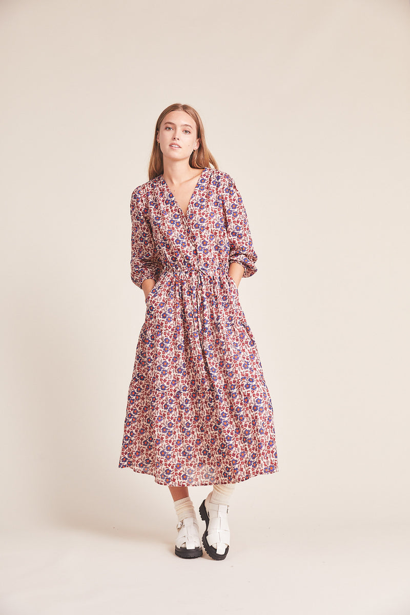 Ainsley "B" Dress Perennial Floral