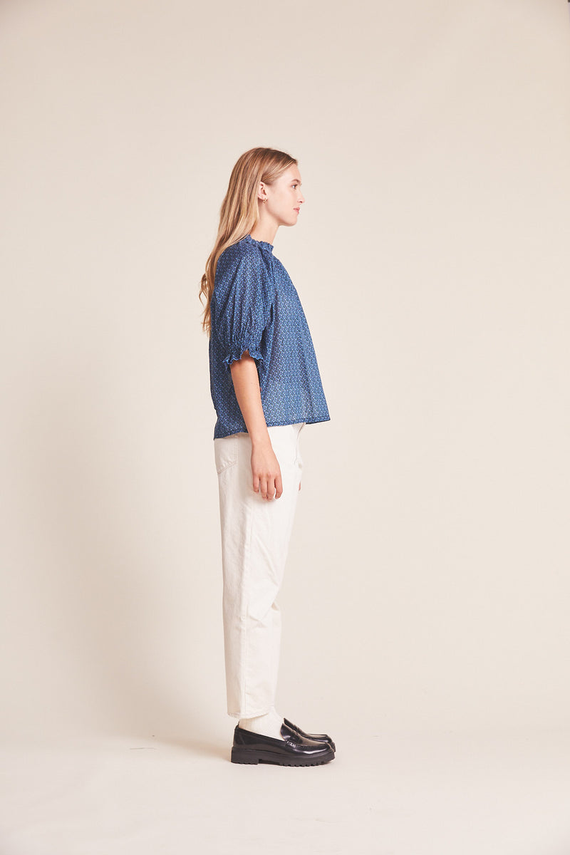 Sheila Blouse Mazarine Ditsy
