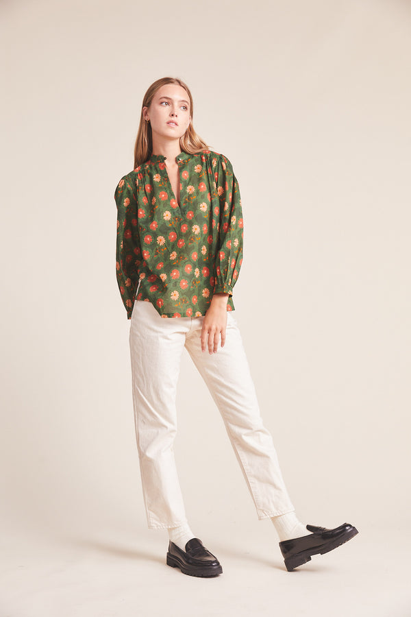 Bailey Blouse Green Aster