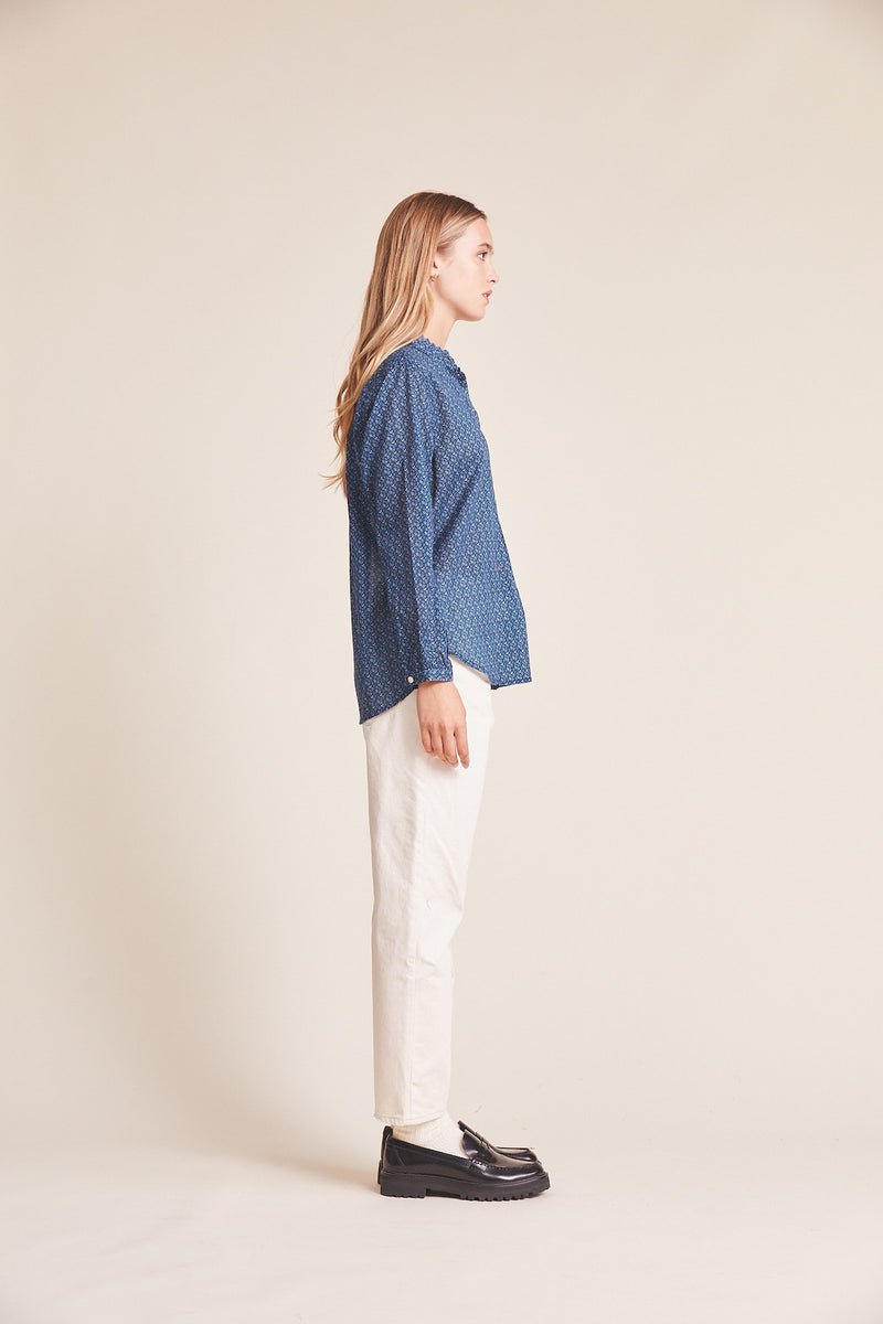 Helena Shirt Mazarine Ditsy