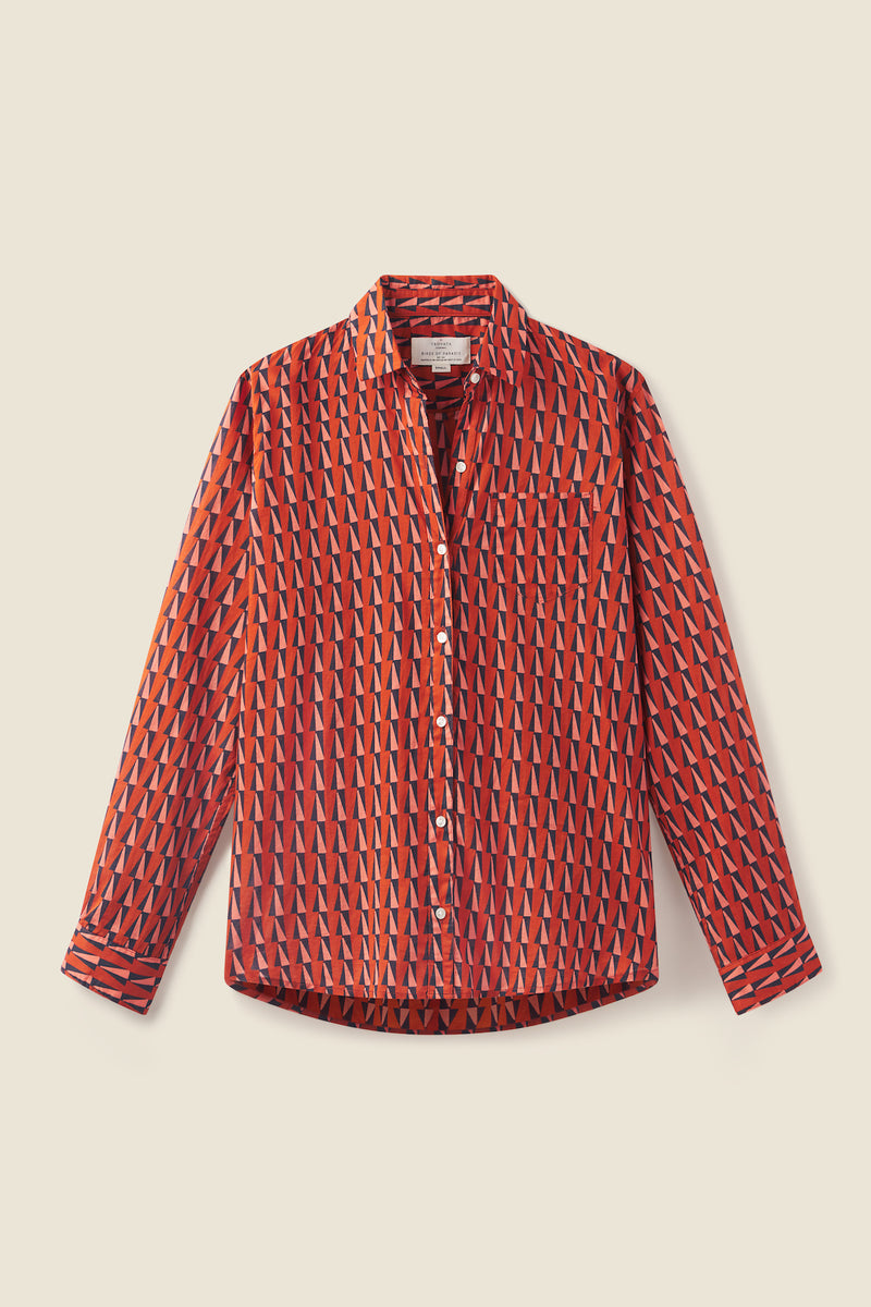 Grace Classic Shirt Kinetic Print