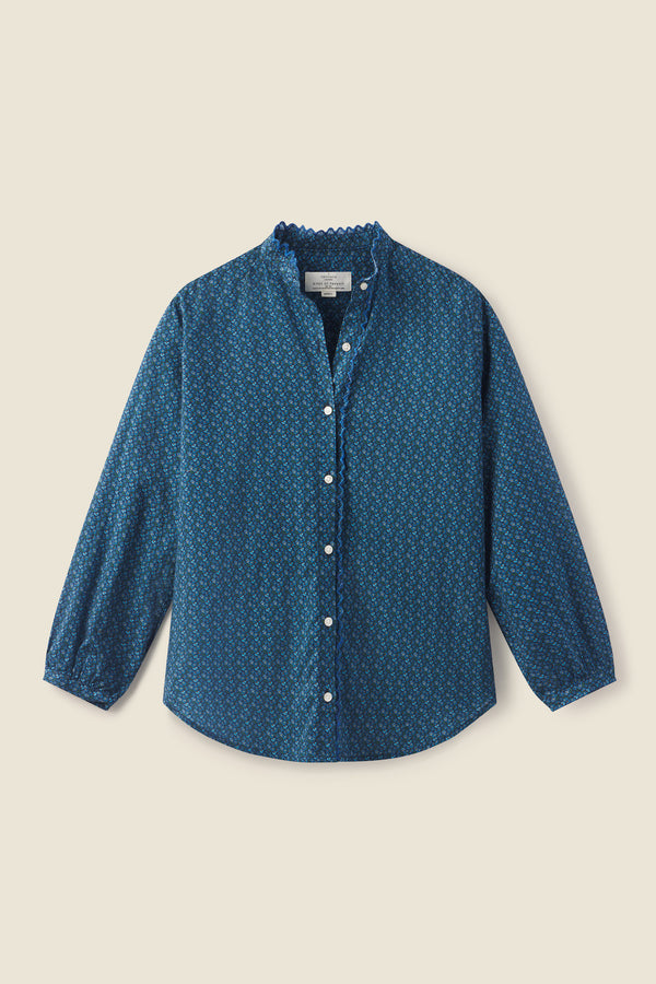 Helena Shirt Mazarine Ditsy