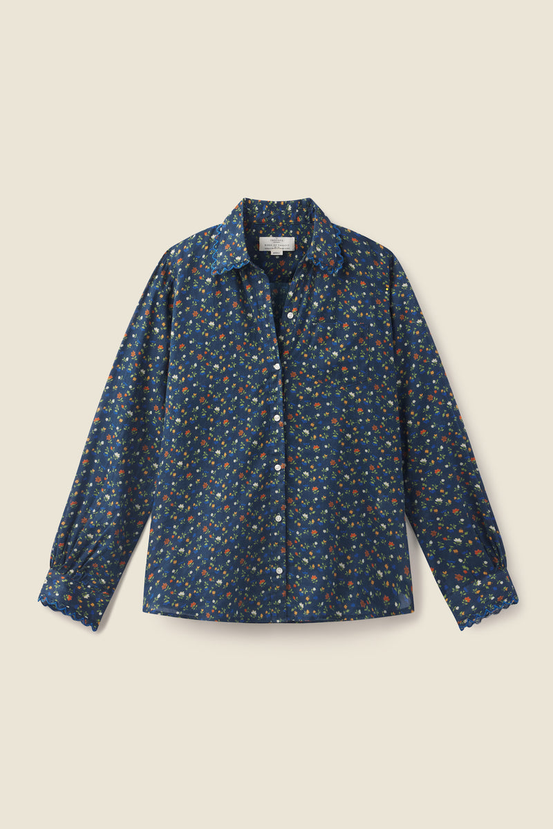 Finley Pintuck Blouse Riverbed