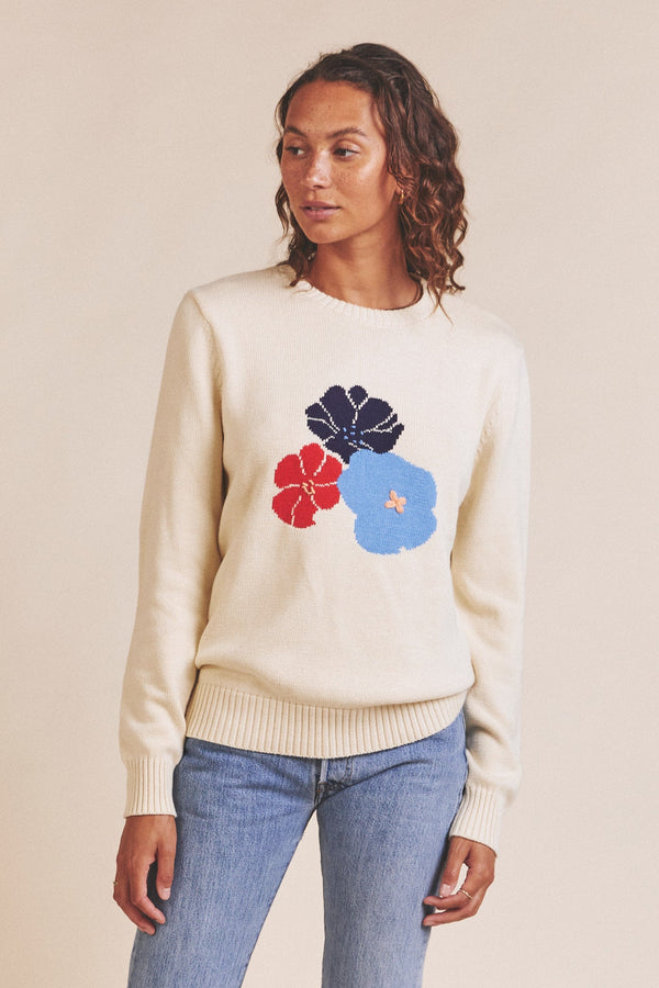 Barbara Sweater Marina Floral