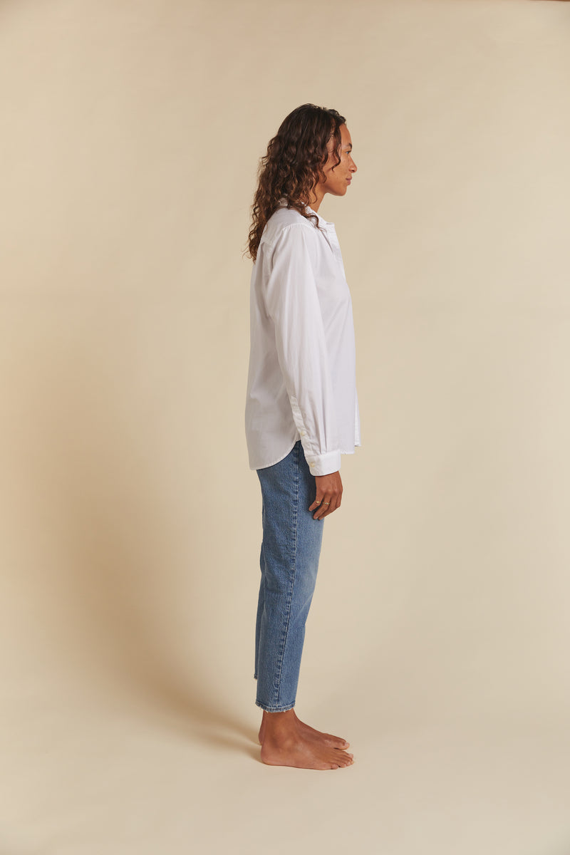 Grace Classic Shirt White Poplin
