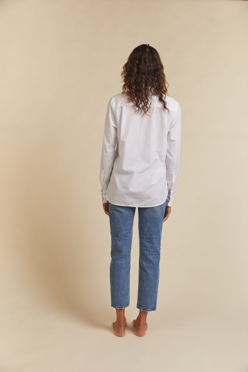 Grace Classic Shirt White Poplin