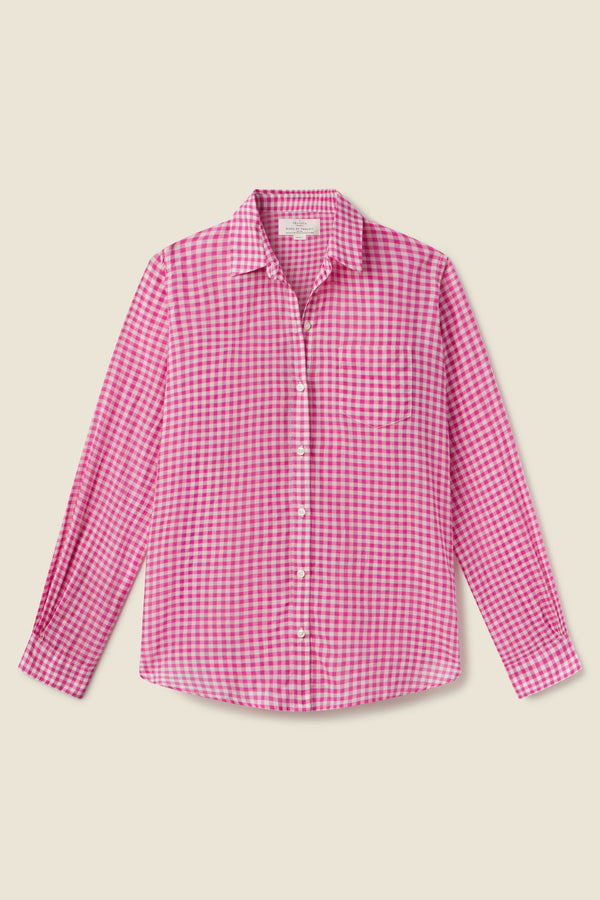 Grace Classic Shirt Raspberry Check