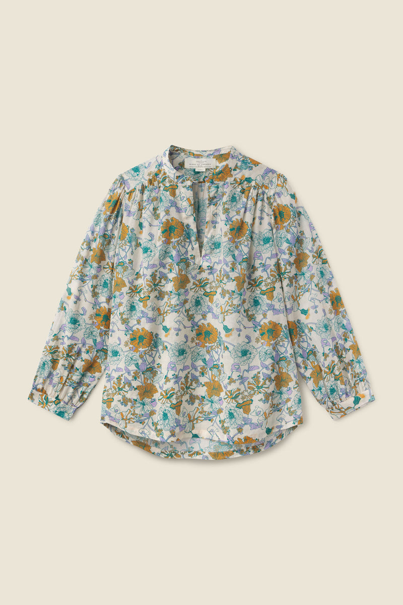 Bailey Blouse Violet Tendril