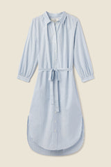 Joni Dress Blue Oxford Stripe