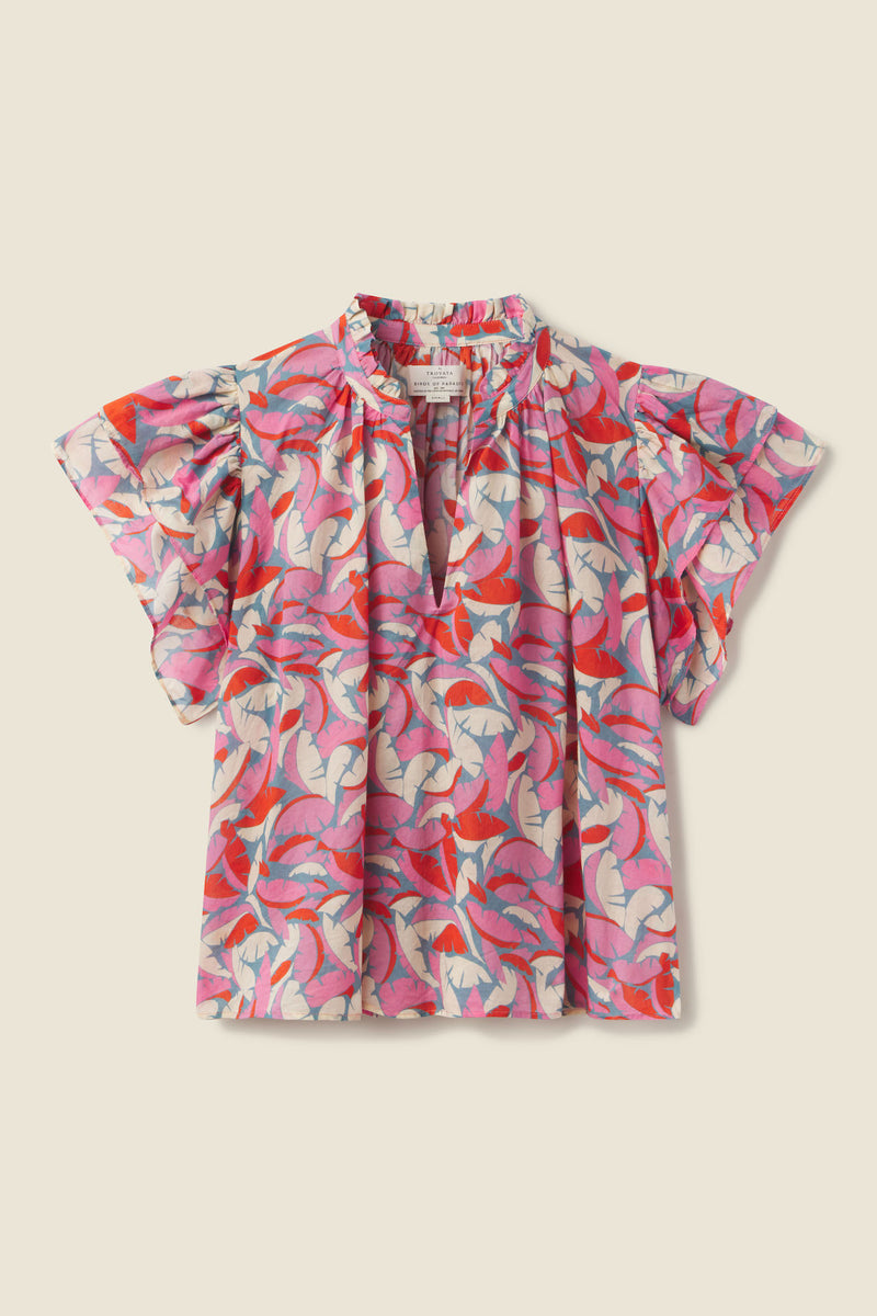 Clover Blouse Petite Palm