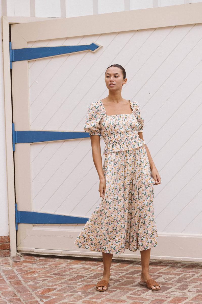 Drew Blouse Lattice Vine