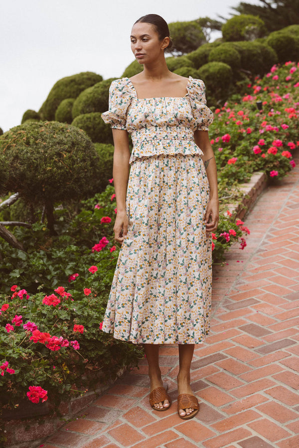 Flora Skirt Lattice Vine
