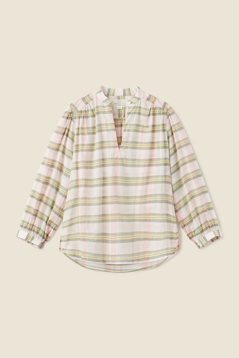 Bailey Blouse Pomelo Plaid