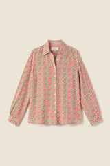 Jacquelin Shirt Carmine Ditsy