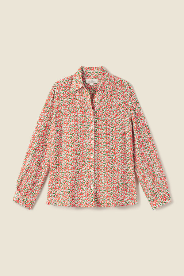 Jacquelin Shirt Carmine Ditsy