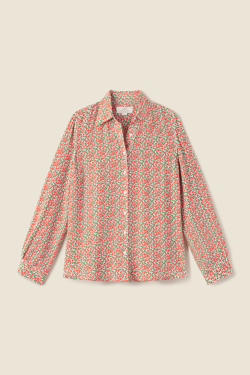 Jacquelin Shirt Carmine Ditsy