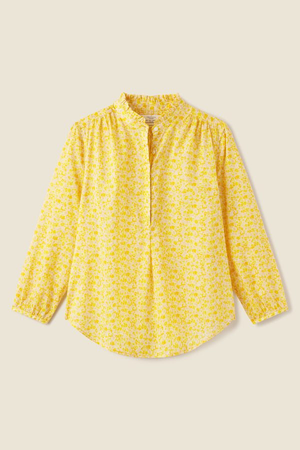 Sara "B" Henley Shirt Verbena Ditsy