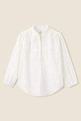 Sara "B" Henley Shirt Stitched Posy