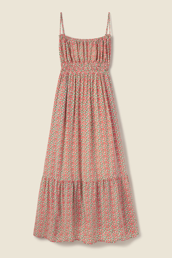 Mirabella Dress Carmine Ditsy
