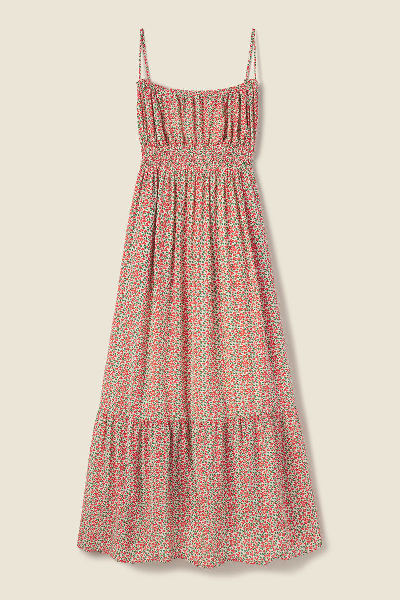 Mirabella Dress Carmine Ditsy