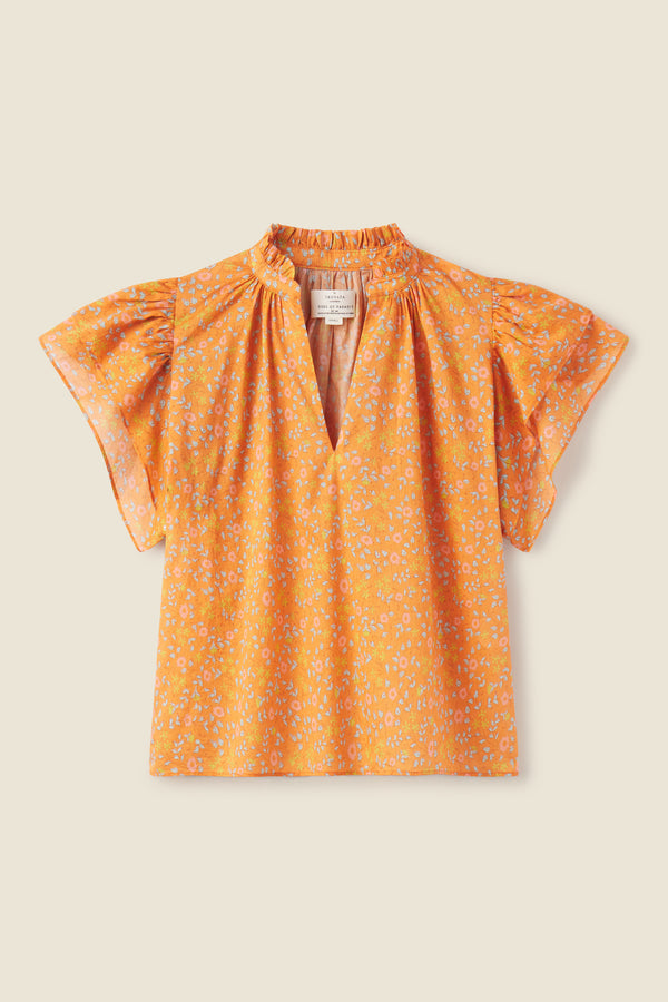 Clover Blouse Turmeric Ivy
