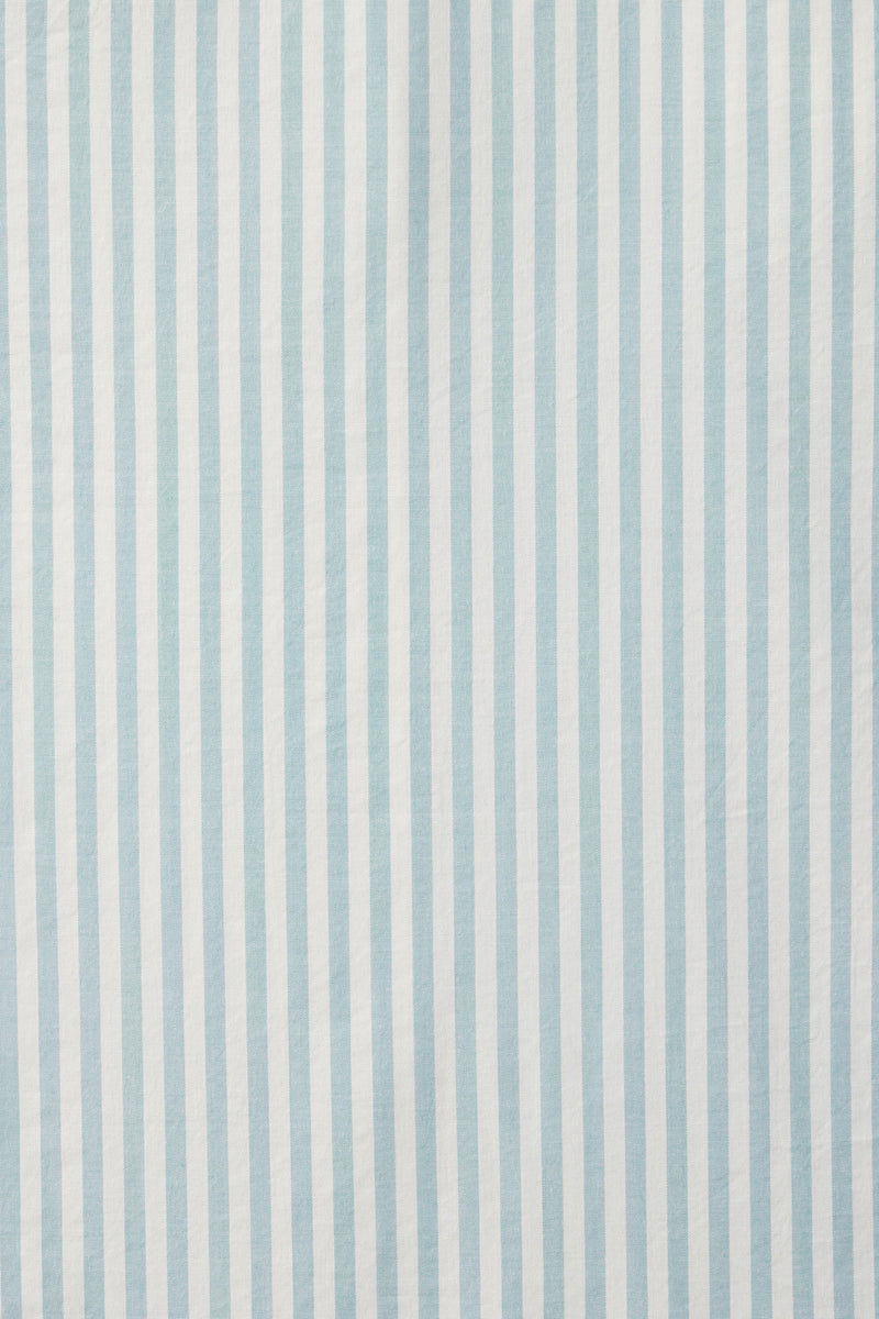 Sara "B" Henley Shirt Aquifer Stripe