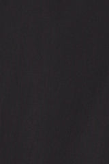 Sara "B" Henley Shirt Black Poplin