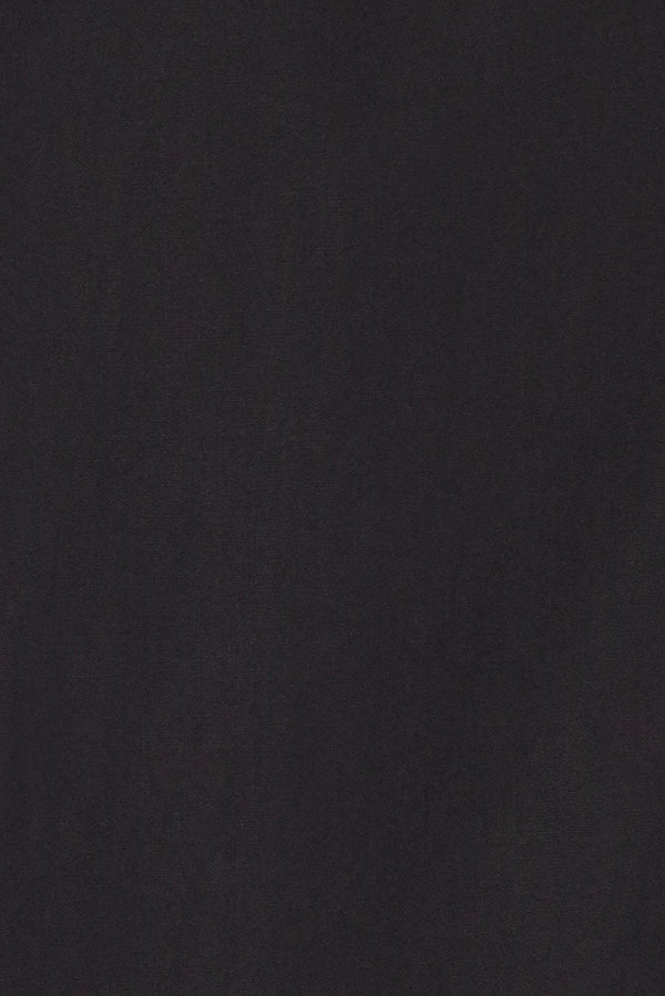 Sara "B" Henley Shirt Black Poplin